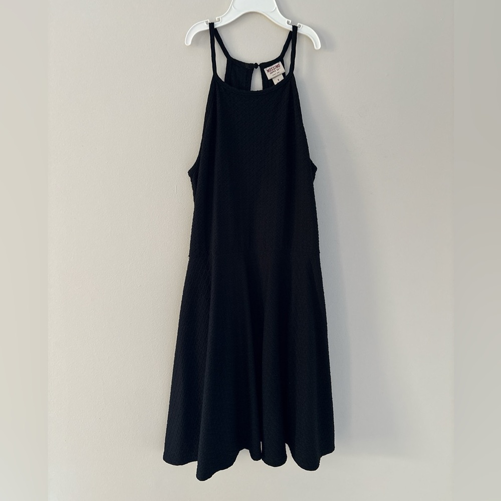Mossimo Supply Co. Black Textured Dress